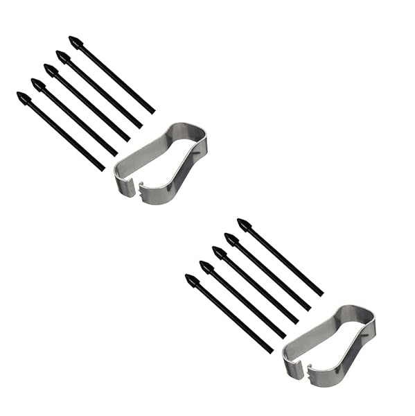10 PCS Replacement Stylus Pen Nibs for Samsung Galaxy Note & Tab S6/S7 - 2 Packs Black Tips