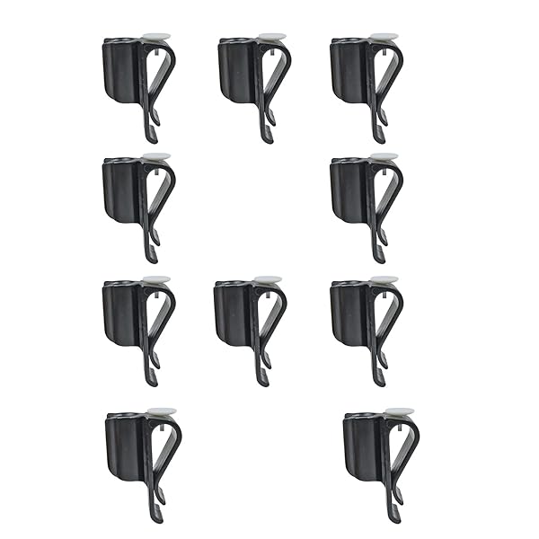 10 Pack Golf Putter Clips - Organize Your Golf Bag with Putter Holders & Ball Markers