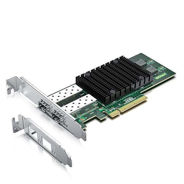 10Gtek 10Gtek 10Gb PCI-E NIC Card: Dual SFP+ Ports, Intel X710-BM2, Compatible with Windows/Linux/ESX - Compare to X710-DA2