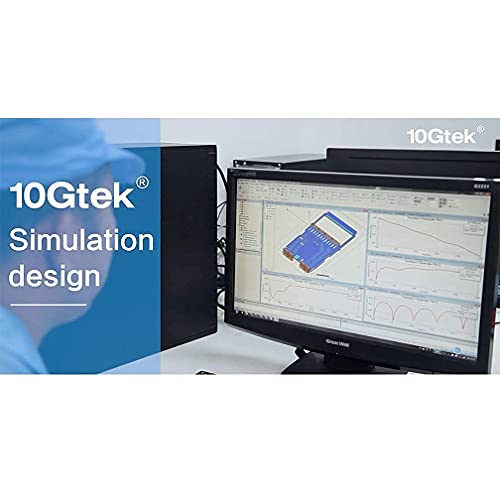 10Gtek Blue 10G SFP+ DAC Cable Twinax for Ubiquiti UniFi Devices 0.3 Meter 1ft High Speed Connection - Image 8