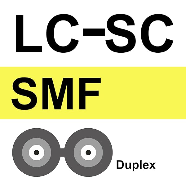 10Gtek Fiber Patch Cable - LC to SC OS2 1G 10G Singlemode Jumper Duplex 9 125 LSZH Fiber Optic Cord, Yellow, 80-Meter(262-ft) - Image 5