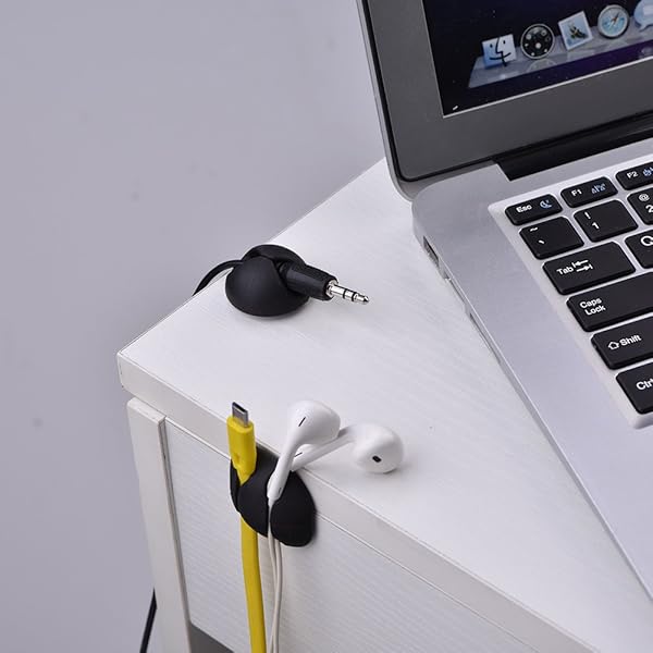 10Pcs Universal Desktop Cable Holder - Organize USB, Audio & Network Cables Effortlessly! - Image 4