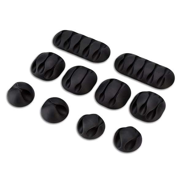 10Pcs Universal Desktop Cable Holder - Organize USB, Audio & Network Cables Effortlessly! - Image 2