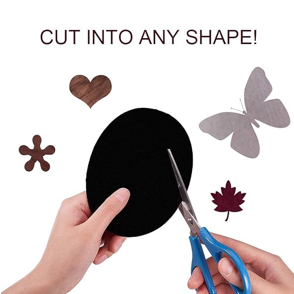10pcs Iron-On PU Leather Patches - 5 Color Oval Sewing & Repair Patches for Elbows - Image 7