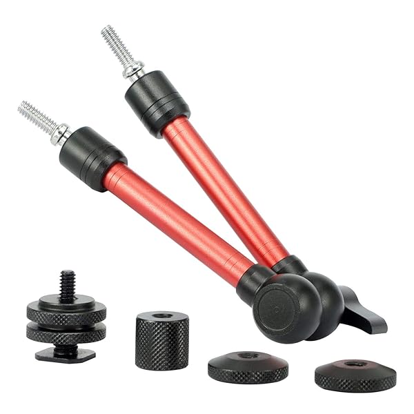 "11" Adjustable Camera Magic Arm Stand for LED Lights, Sports Cameras & Vlog Use - Robust Articulating Friction Design" - Image 4