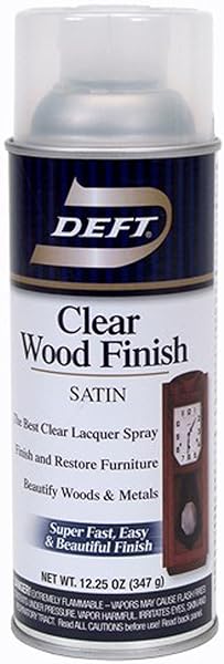 DEFT 12.25 Oz Clear Wood Finish Satin - Set of 6 for Durable, Elegant Protection