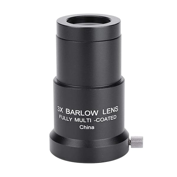 1.25-Inch 3X Optical Glass Telescope Monocular Eyepiece - Multi-Coated Wide View for Astronomy