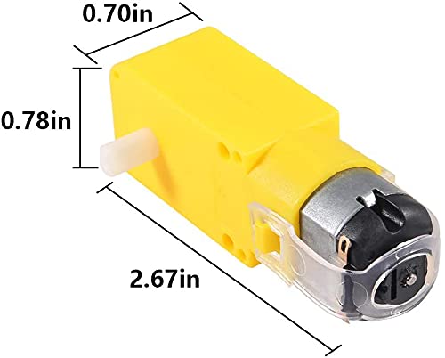 12pcs TT Motor DC Electric Motor 3V-6V Dual Shaft Geared Motor Magnetic Gearbox Engine Motor for DIY Smart Car Robot Toys Cars Chassis Models - Image 3