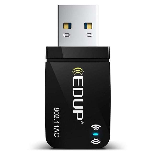 EDUP LOVE 1300Mbps USB 3.0 WiFi Adapter for PC - Fast AC Mini Dongle for Windows & Mac