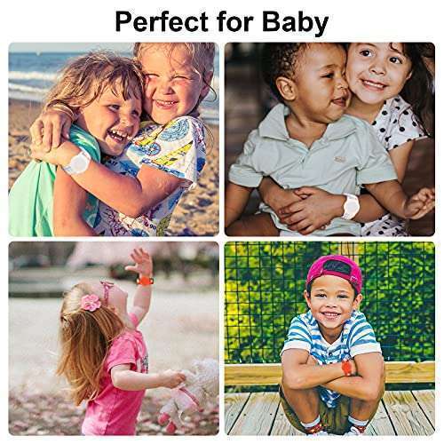 2 Pack Kids AirTag Wristbands - Adjustable Nylon GPS Tracker Holders for Toddlers & Elders (RainbowA & RainbowB) - Image 7