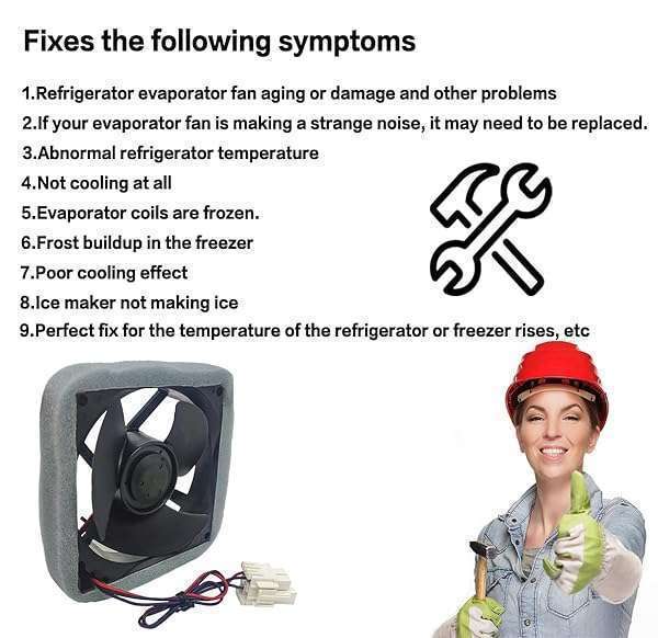 2024 OEM DA81-06013A Refrigerator Evaporator Fan Motor for Samsung Models RF28HMEDBSR/AA & More - Image 5