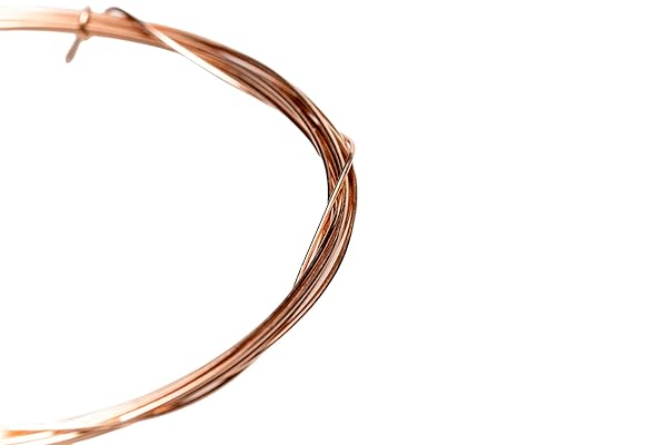 22 Gauge 14/20 Rose Gold Filled Wire - Half Hard 14K Pink Gold Wire, 5FT Made in USA | CRAFT WIRE - Image 4