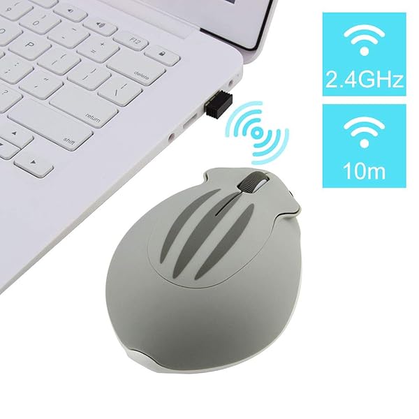 2.4GHz Cute Hamster Wireless Mouse - Quiet, Portable, 1200DPI USB Optical Mice for PC, Laptop, Kids & Gifts - Image 4