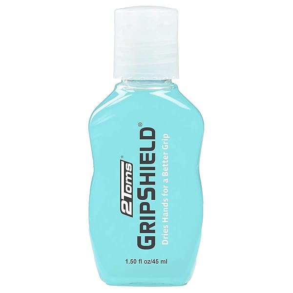 2Toms GripShield: Non-Sticky Dry Grip Solution for Tennis, Pickleball, Golf & More - 1.5 oz Bottle