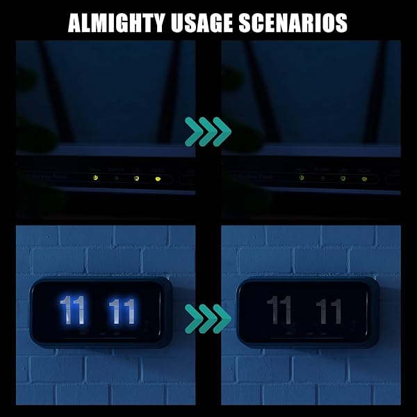 2pcs Light Blocking Stickers, Light Dimming LED Filters for Routers,Clocks and Electrical Appliances, LED Covers Blackout (White) - Image 6