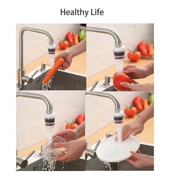 3 Pack Water Filters - Magnet and Activated Carbon Purification for Standard Sink Faucets - Image 2