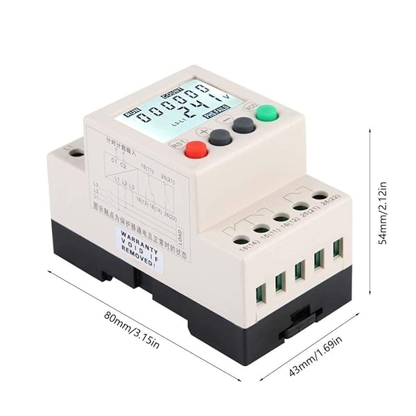 JVR800-2 3 Phase Voltage Monitoring Relay: Reliable Under/Over Voltage Protection - Image 3