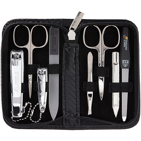 3 Swords Germany Manicure Pedicure Set Kit for Professional Nail Care and Grooming