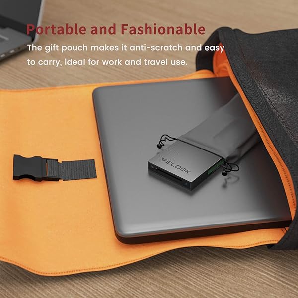 VELOGK 3-in-1 CFexpress/XQD/SD Card Reader USB C - Fast 10Gbps Adapter for Android, Windows, Mac & Linux - Image 7