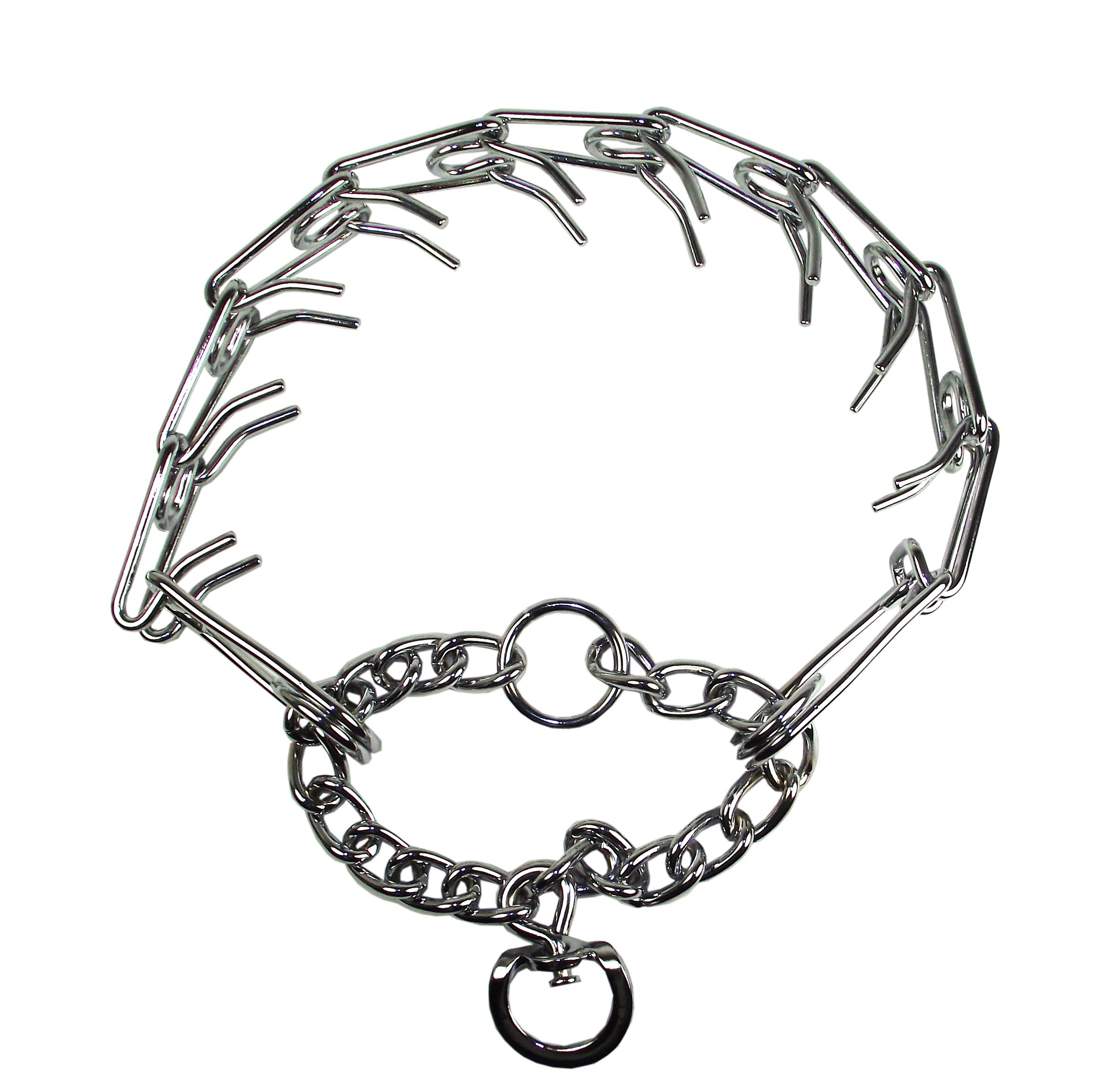 Shop Hamilton Chrome Prong Training Dog Collar 3.8mm - Effective Training Tool for Dogs