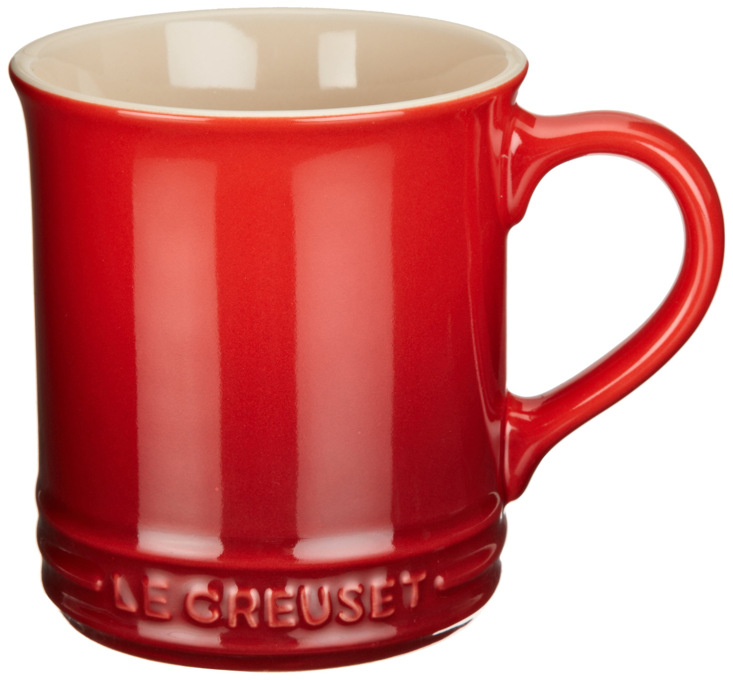 Le Creuset Stoneware Vancouver Mug 14 oz in Cerise - Durable, Stylish & Perfect for Coffee Lovers