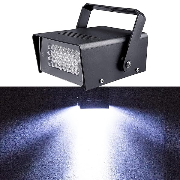 32 Mini LED Strobe Lights for Halloween & Parties | Flashing Lights for Room Decor & Events