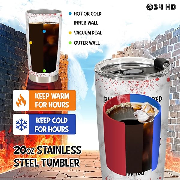 Horror Cat Tumbler 20 oz Stainless Steel Coffee Mug Unique Gift for Cat Lovers Halloween Christmas Birthday Mothers Day - Image 5