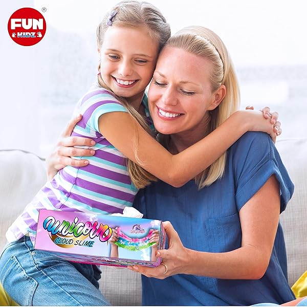 Cloud Unicorn Slime 35.16 FL OZ for Girls 6-8 FunKidz Rainbow Premade Slime Toy Pack Birthday Party Gifts for Kids - Image 8