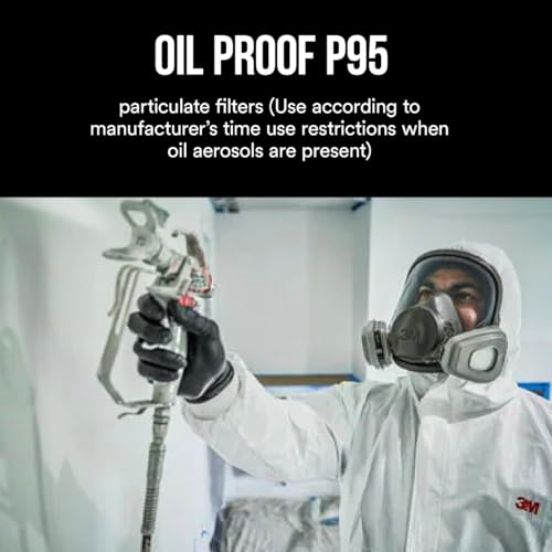 3M P95 Performance Filters 10 Pack - NIOSH-Approved, Easy Install for 5000 & 6000 Respirators - Image 8