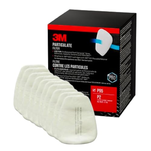 3M P95 Performance Filters 10 Pack - NIOSH-Approved, Easy Install for 5000 & 6000 Respirators - Image 2