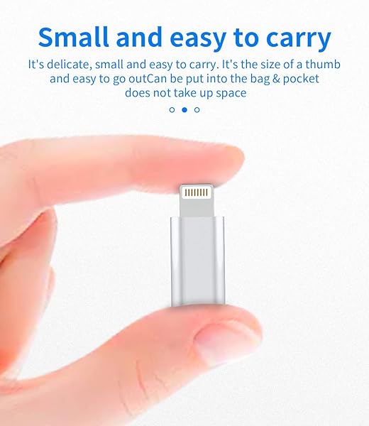 3-Pack USB C to Lightning Adapter for iPhone & iPad - Fast Charging & Data Transfer Compatible with iPhone 11/12/7/XR/Pro Max - Image 7