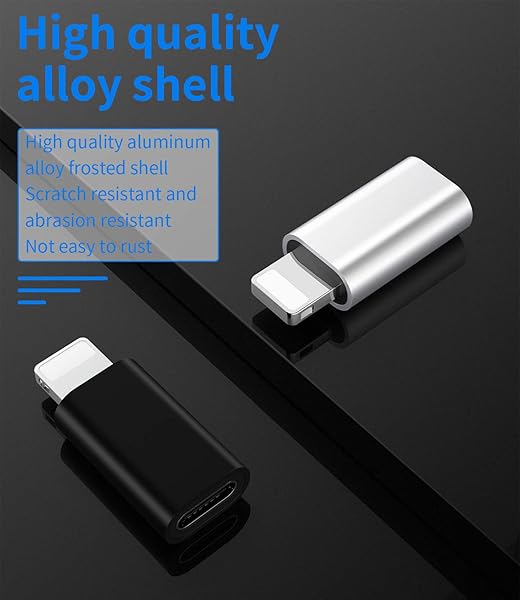 3-Pack USB C to Lightning Adapter for iPhone & iPad - Fast Charging & Data Transfer Compatible with iPhone 11/12/7/XR/Pro Max - Image 8