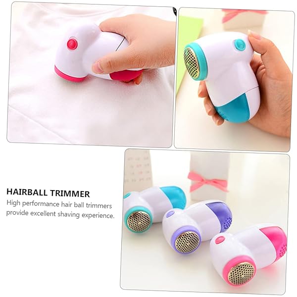 3Pcs Electric Lint Remover Hair Trimmers Assorted Colors Multi Functional Shavers for Clothes and Sweater Fuzz Depiller Shaver - Image 7