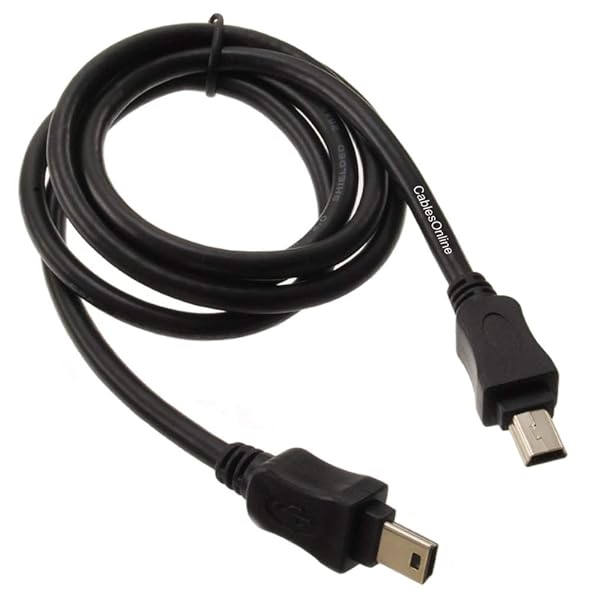 Buy 3ft USB 2.0 Mini-B 5-Pin Male/Male Cable - Fast Data Transfer | CablesOnline USB2-5503