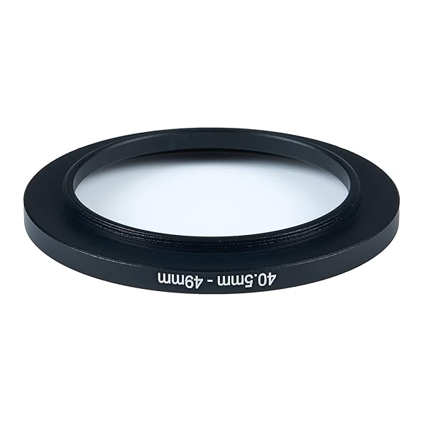 40.5mm to 49mm Step-Up Ring Filter Adapter - Metal UV ND CPL Compatible with All Brands - Image 4