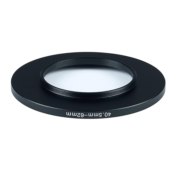 40.5mm to 62mm Step-Up Ring Filter Adapter - Metal UV ND CPL Compatible with All Brands - Image 5
