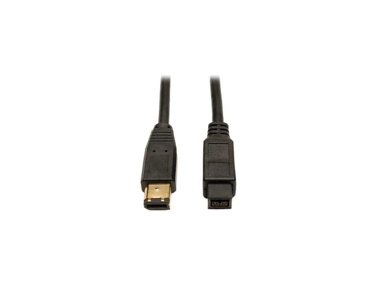 Tripp Lite FireWire 800 Cable (9pin/6pin) 6-ft - High-Speed IEEE 1394b Connection for Fast Data Transfer