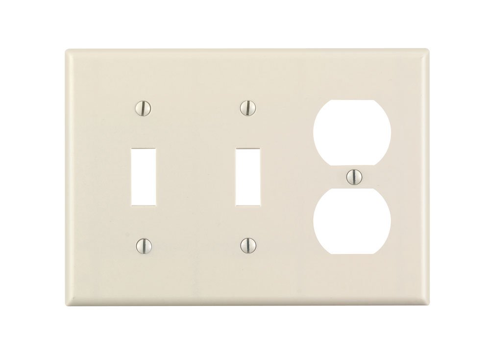 Leviton 78021 LA WP 3G 2TGL 1DUP: High-Quality Electrical Outlet for Home & Office Use