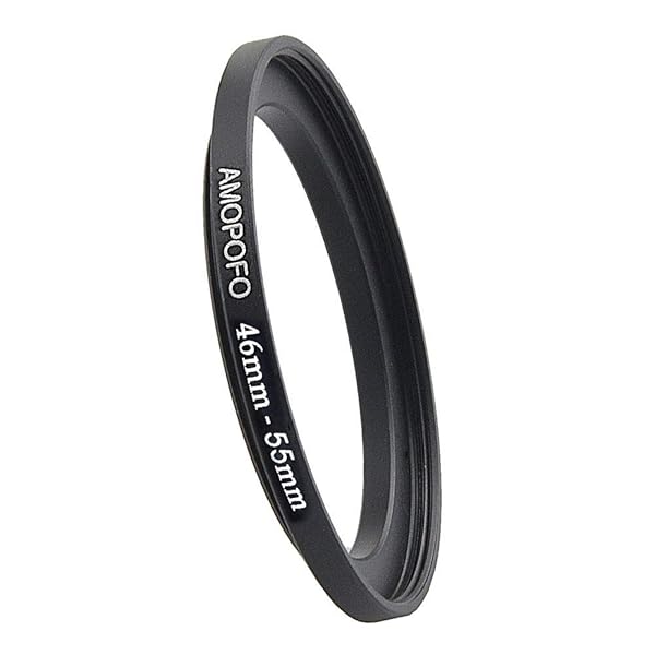 46mm to 55mm Camera Filter Ring - Compatible with All Brands for UV, ND, CPL Filters - Image 2