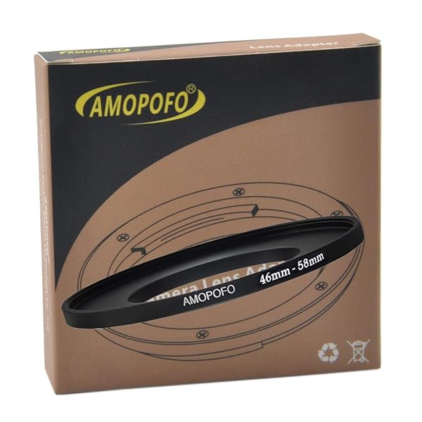 46mm to 58mm Camera Filter Ring Adapter - Compatible with All Brands for UV, ND, CPL Filters - Image 6