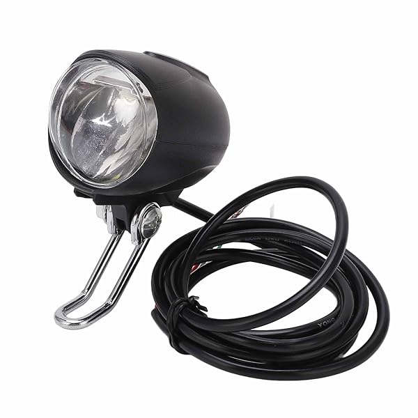 48V Ebike Light: 2-in-1 LED Headlight & Horn for Bafang Electric Bikes