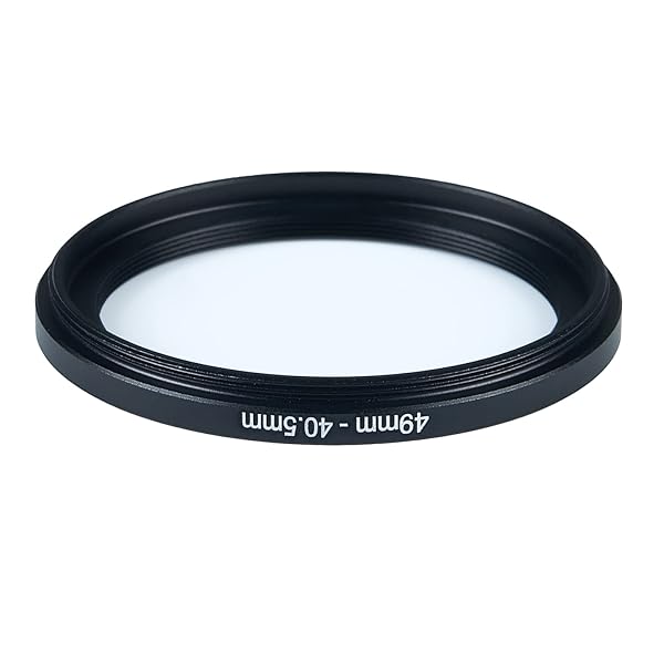 49mm to 40.5mm Step-Down Ring Filter Adapter - Metal UV ND CPL Compatible with All Brands - Image 5
