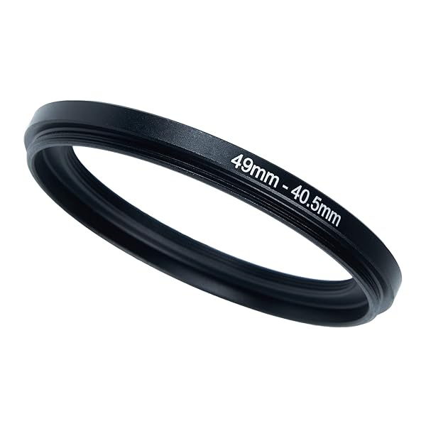 49mm to 40.5mm Step-Down Ring Filter Adapter - Metal UV ND CPL Compatible with All Brands - Image 3