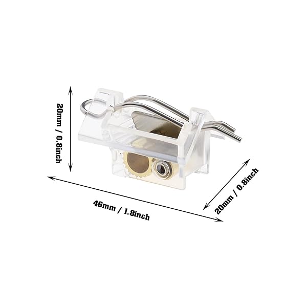 ECSiNG 4PCS Blinds Cord Lock Blinds Helper Mechanism Spare Parts Window Blinds Components Home Furniture Decor Accessories Transparent - Image 4