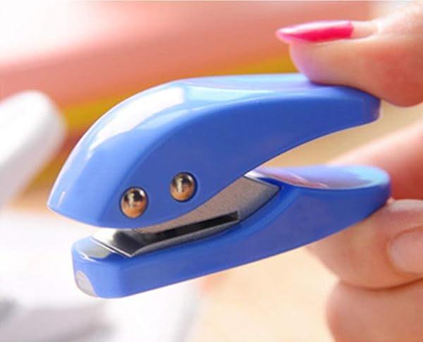 4PCS Mini 1-Hole Paper Punch - Portable Handheld Puncher for 10 Sheets, Assorted Colors - Image 5