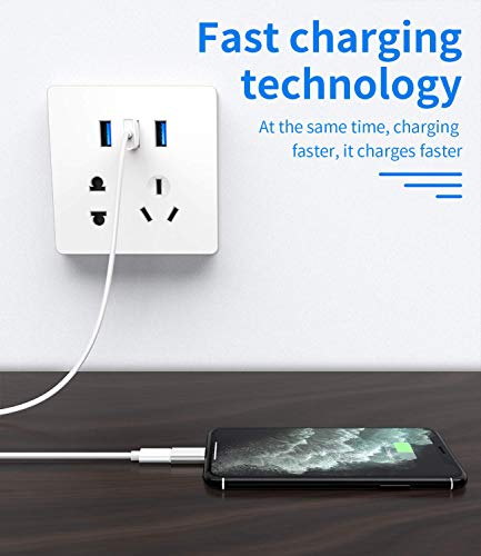 4-Pack USB C to Lightning Adapter for iPhone & iPad - Fast Charging & Data Transfer Compatible with iPhone 12, 11, XR, XS, SE, 7, 8 - Image 9