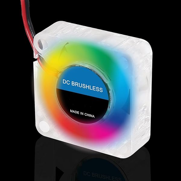 4Pcs 3010 RGB Fan 30mm Color LED DC 24V Brushless Cooling Hydraulic Bearing 30x10mm 2PIN for Efficient Cooling Solutions - Image 6