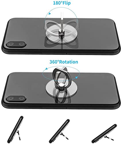 Cute Unicorn Phone Ring Holder Stand 4Pcs 360 Rotation Finger Grip Kickstand Mount for Cellphones - Image 6