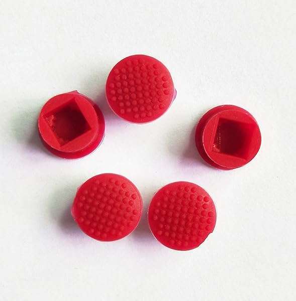 5 PCS TrackPoint Keyboard Mouse Red Caps for IBM Lenovo ThinkPad - Soft Dome Laptop Pointer