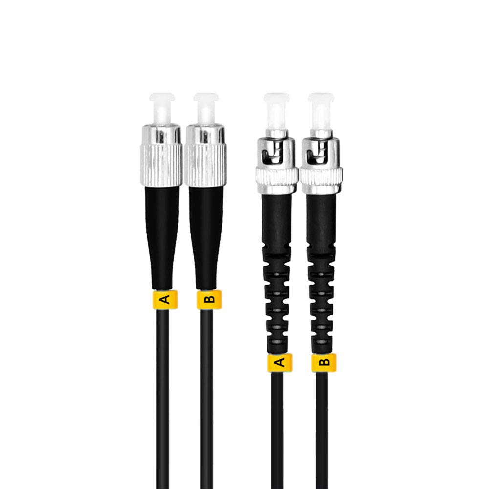 Jeirdus Jeirdus 10M LC to FC 10G OM3 Outdoor Armored Duplex Fiber Optic Cable Jumper - High-Speed 33FT Multimode Patch Cord